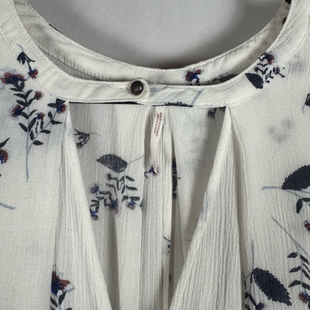 Free People White Floral Mini Dress - Picture 5 of 14